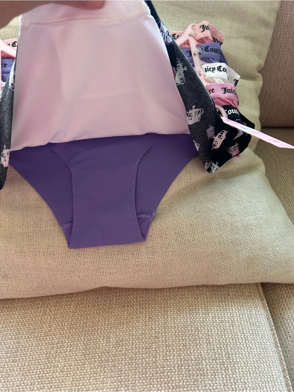 NWT JUICY COUTURE 5 pack printed underwear.